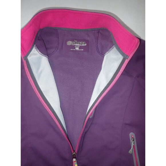 Sherpa Adventure Gear Jacket Women S Softshell Purple Zip Outdoor Hike - Picture 4 of 7